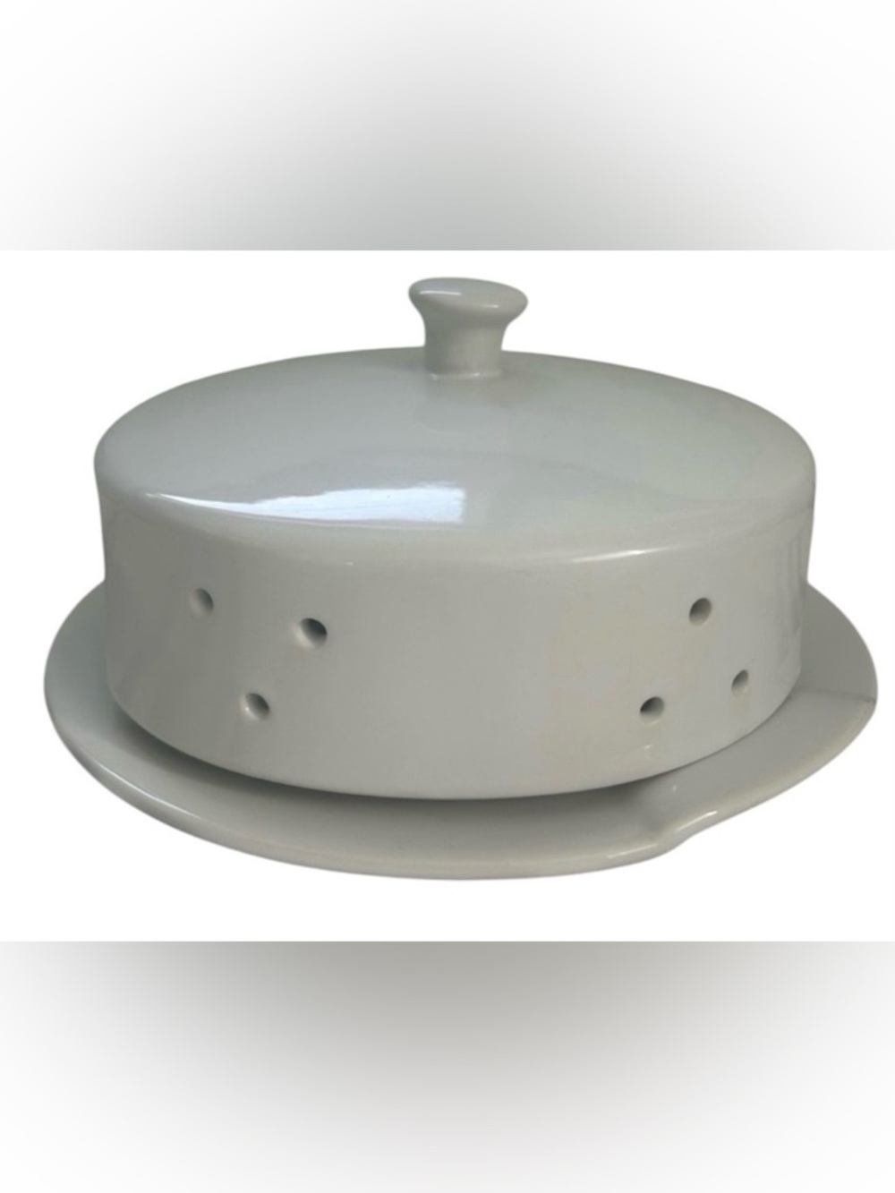 BRIE BAKER WHITE STONEWARE
